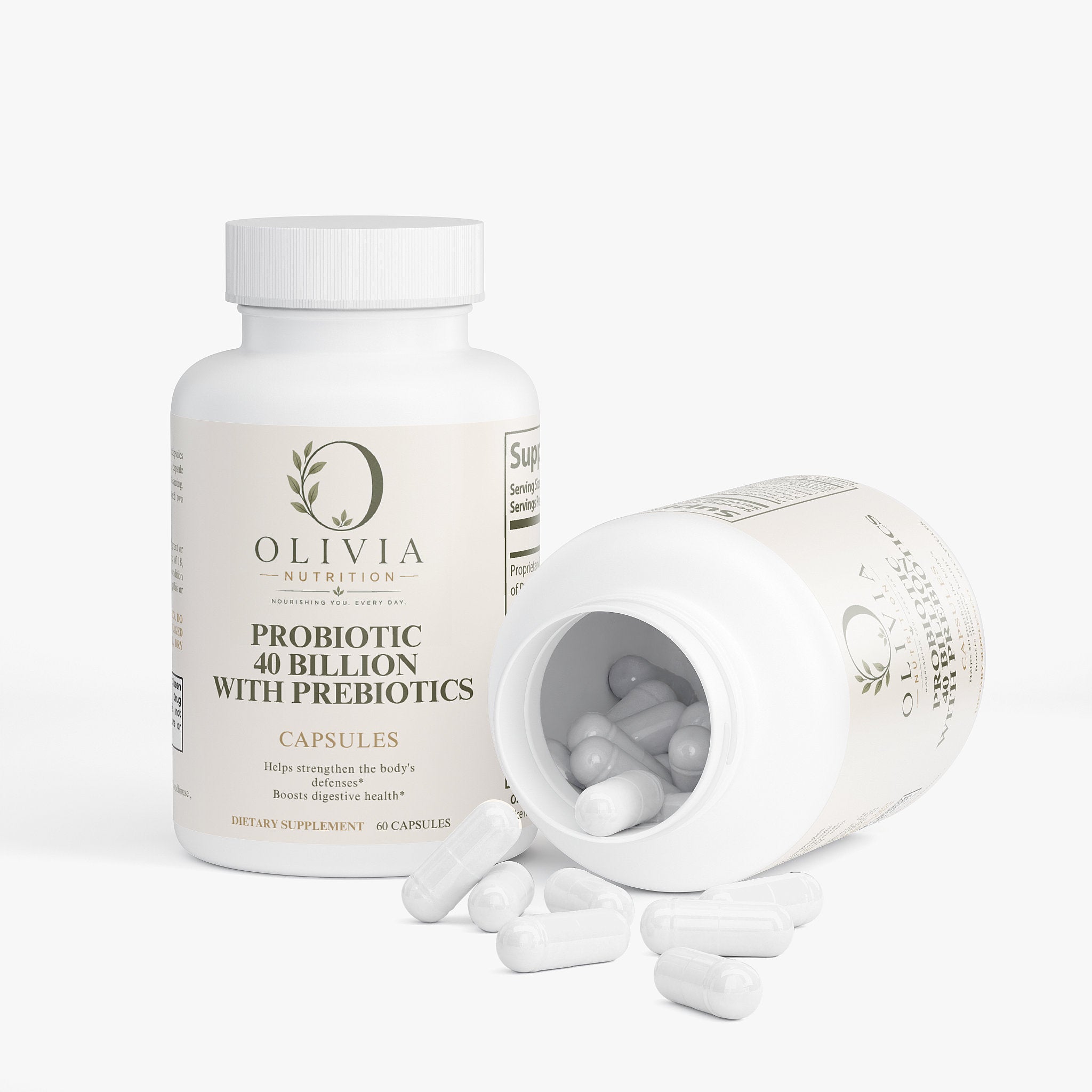 Olivia Nutrition | Probiotic 40 Billion with Prebiotics
