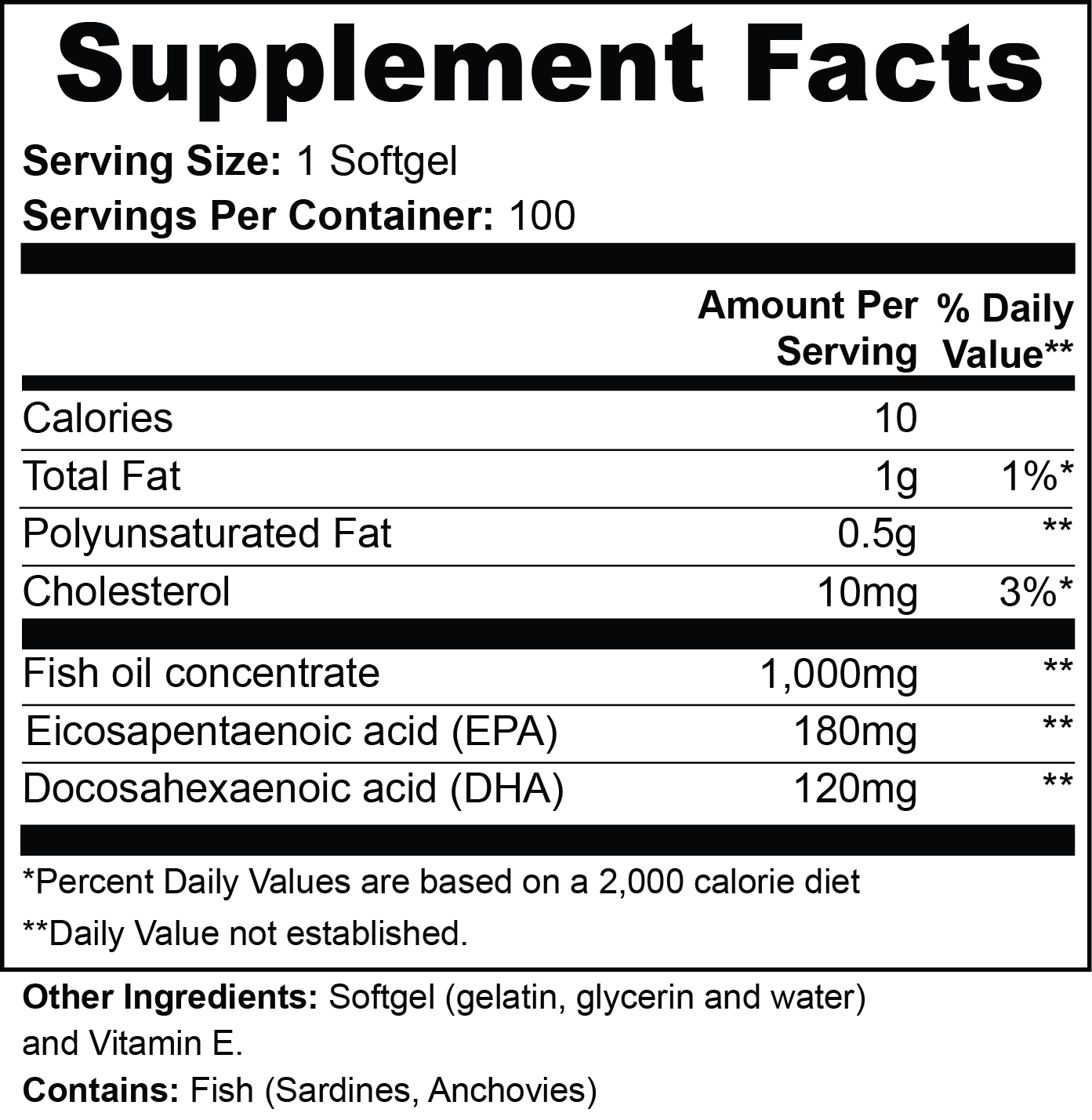 Olivia Nutrition | Omega-3