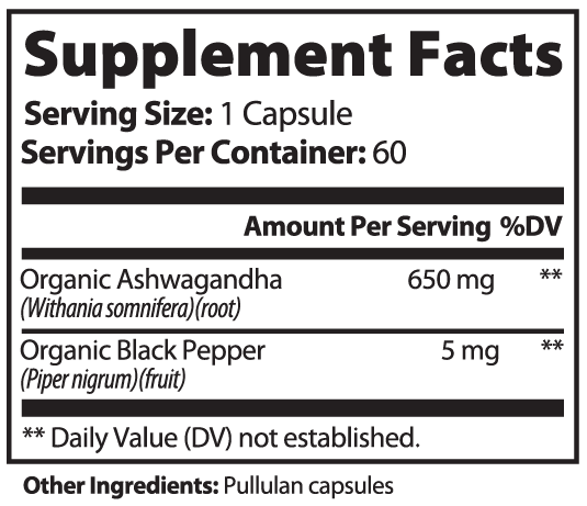Olivia Nutrition | Ashwagandha
