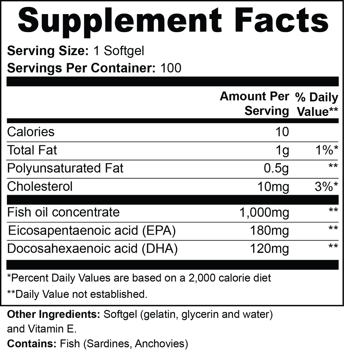 Olivia Nutrition | Omega-3