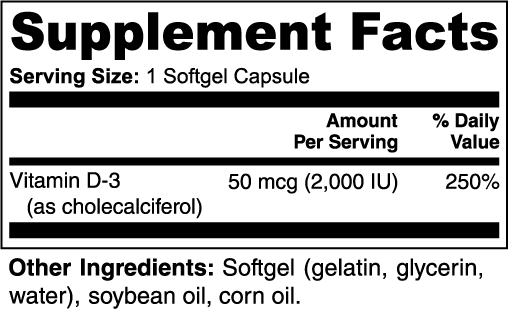 Olivia Nutrition | Vitamin D3