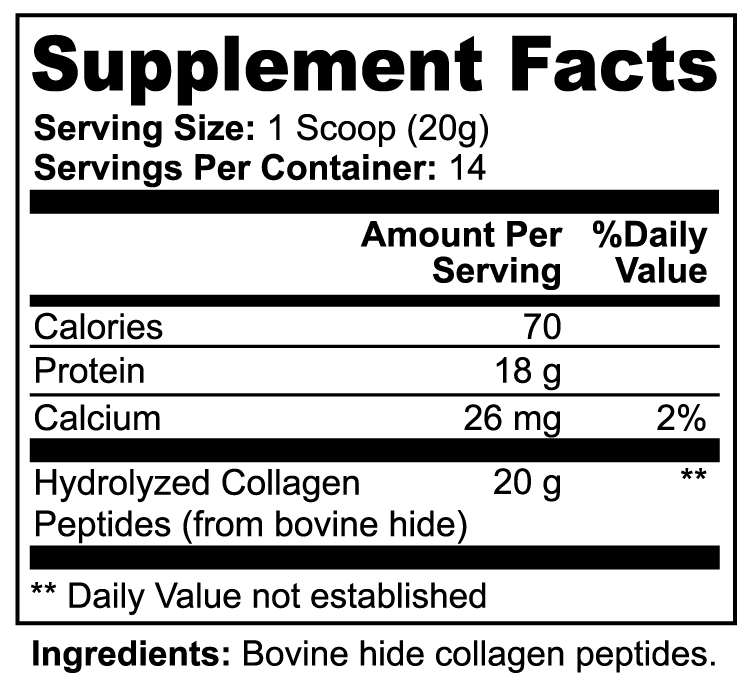 Olivia Nutrition | Grass-Fed Hydrolysed Collagen Peptides